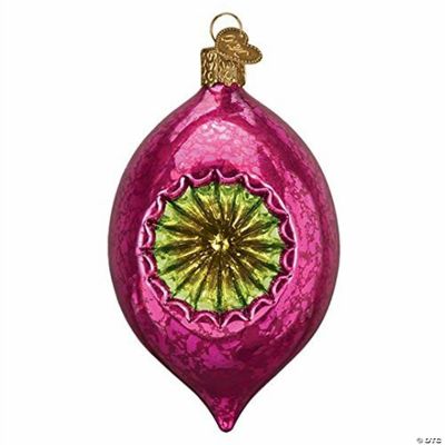 Old World Christmas 51500 Glass Blown Dazzling Fuchsia Reflection ...