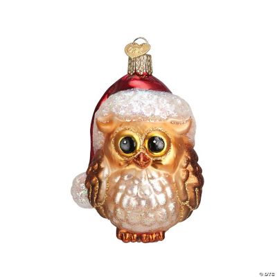 Old World Christmas Santa Owl Glass Blown Christmas Tree Ornament Oriental Trading