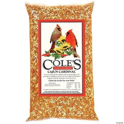 Cole's CB20 Cajun Cardinal Blend Bird Seed, 20Pound Oriental Trading