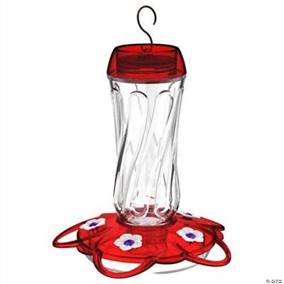 More Birds Ruby Hummingbird Feeder, Glass Bottle