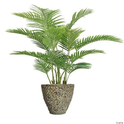 Vintage Home Artificial Faux Real Touch 84" Tall Real Touch Palm Tree