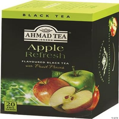 Ahmad Apple Refresh Black Tea 20 foil tea bags Oriental Trading