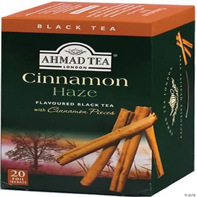 Ahmad Cinnamon Haze Black Tea 20 foil tea bags Oriental Trading