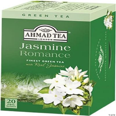 Ahmad Jasmine Romance Green Tea 20 foil tea bags Oriental Trading