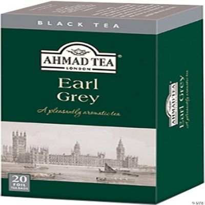 Ahmad Earl Grey Black Tea 20 foil tea bags Oriental Trading