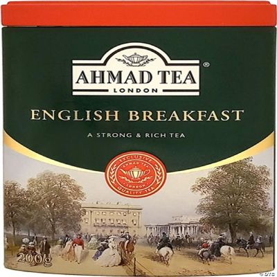 Ahmad English Breakfast Black Loose Leaf Tea in Tin 7oz/200g Oriental