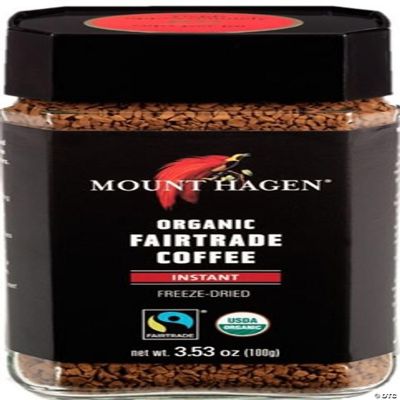 Mount Hagen Organic Instant Coffee in Jar 3.5oz/100g Oriental Trading