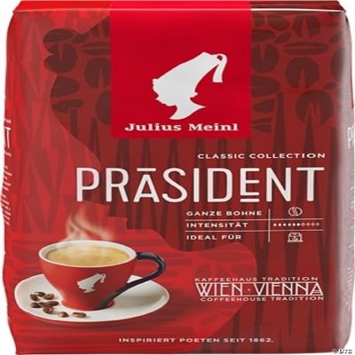 Julius Meinl Prasident Whole Bean Coffee 17.6oz/500g Oriental Trading