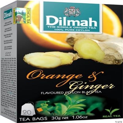 Dilmah Orange & Ginger Black Tea 20 Tea Bags