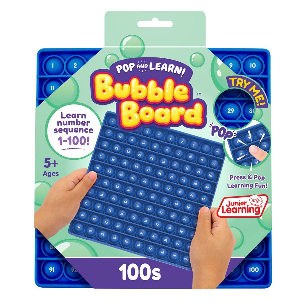 Junior Learning 100s Pop and Learn Bubble Board From MindWare