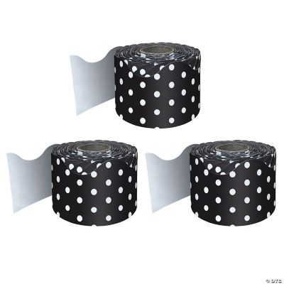 White & Black Spots Bulletin Board Paper