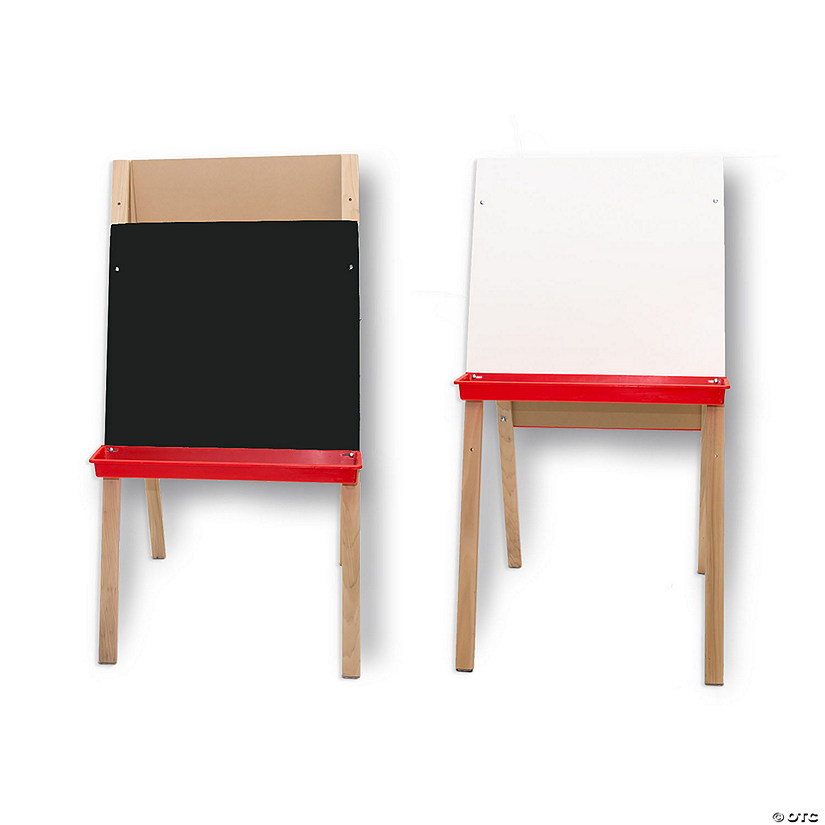 Adjustable Double Easel With Dry Erase Boards