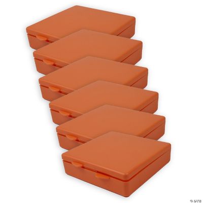 Romanoff Micro Box, Orange, Pack of 6 Oriental Trading