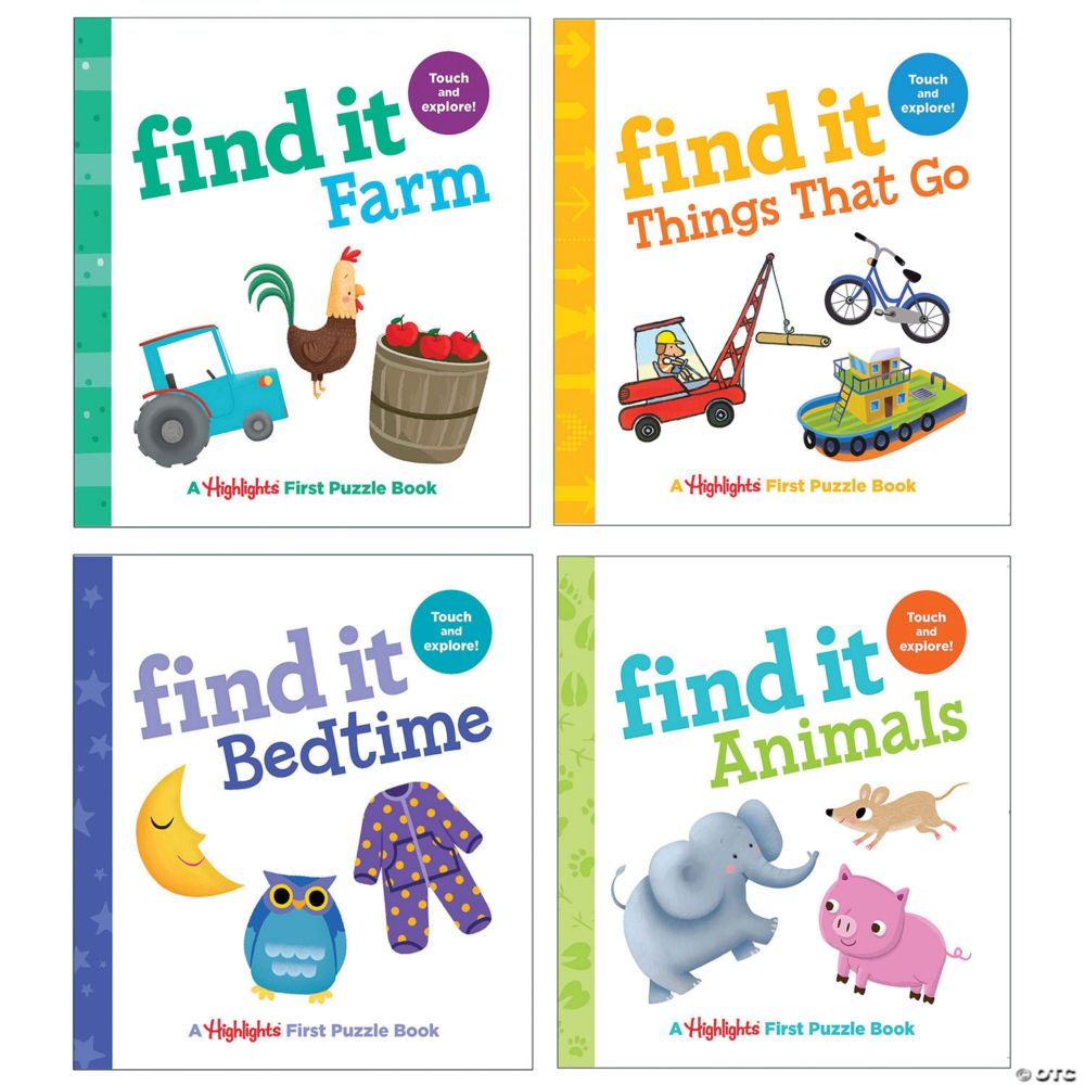 Highlights Find It Board Books, Set of 4 From MindWare