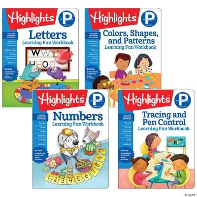 Highlights Preschool Learning Fun Workbooks, Set of 4 Oriental Trading