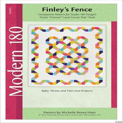 Finley s Fence Quilt Pattern From Studio 180 Oriental Trading