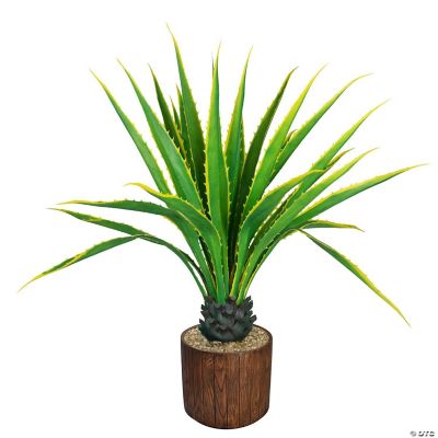 Vintage Home Artificial Faux Real Touch 53" Tall Real Touch Agave Plant