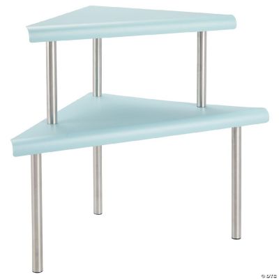 mDesign Metal 3Tier Corner Storage Shelves for Kitchen Countertop