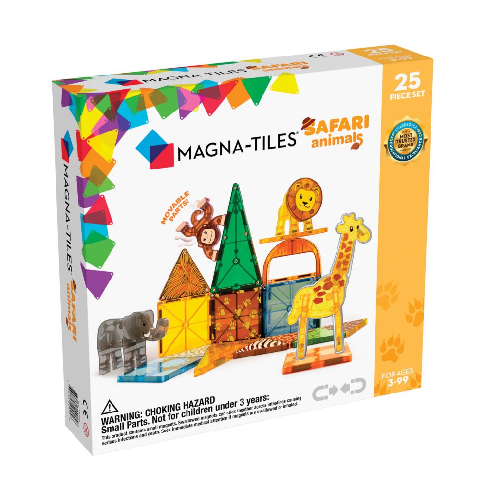 Magna-Tiles® Safari Animals 25-Piece Set From MindWare