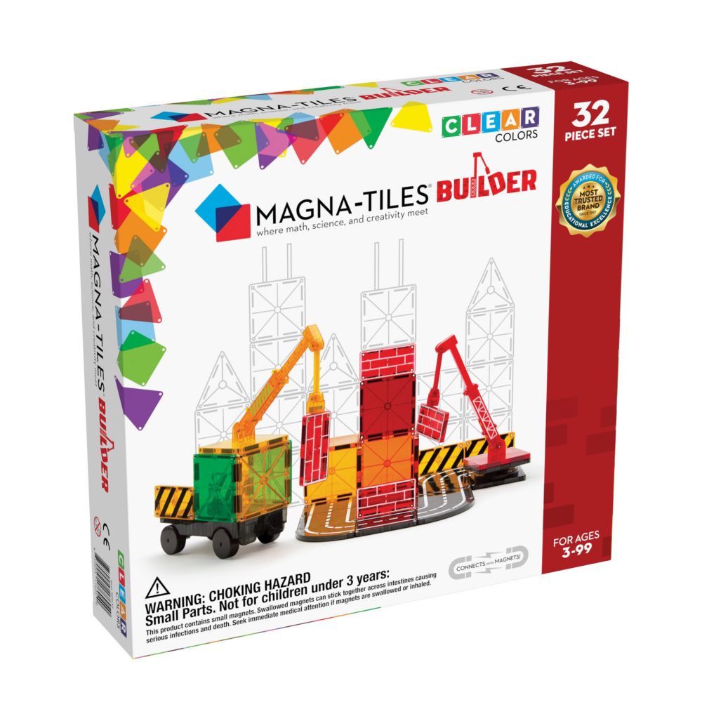 Magna-Tiles® Builder 32-Piece Set From MindWare