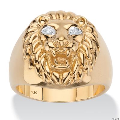 PalmBeach Jewelry Men's Yellow Goldplated Sterling Silver Genuine