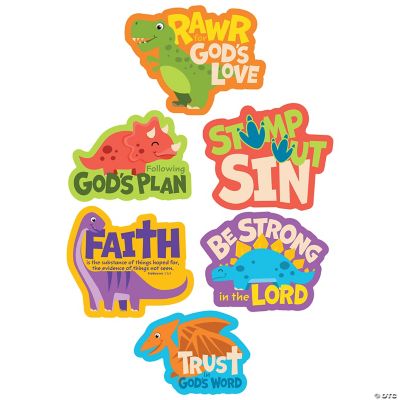 Dinosaur VBS Cutouts 6 Pc. Oriental Trading