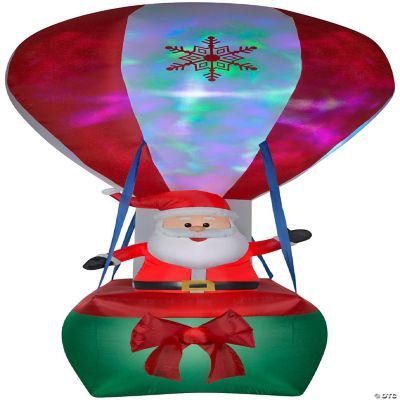 Gemmy Projection Airblown Inflatable Northern Sky Lightshow Santa Hot