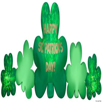 Costway 6ft St Patrick's Day Inflatable Leprechaun Irish Day Blow up  Lighted Giant Doll