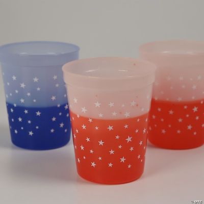 16 oz. Color-Changing Reusable Plastic Tumblers - 12 Ct.