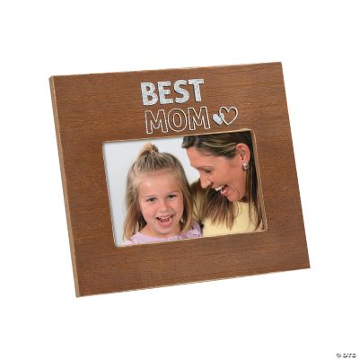 Mother’s Day Best Mom Picture Frame with Easel Oriental Trading