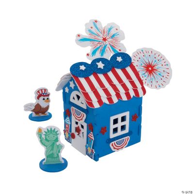 4th of July Cottage Craft Kit Makes 12 Oriental Trading