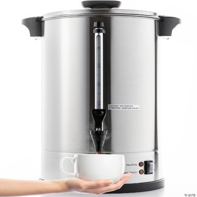 Hakka Coffee Urn 100 Cups Commercial Coffee Percolator Dispenser Fast Brew