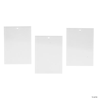 Rectangle Acrylic Gift Tags | Oriental Trading