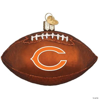 Chicago Bears NFL Wood Football Helmet Christmas Tree Ornament by KW Textile