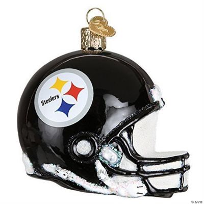 Pittsburgh Steelers Authentic Wooden Helmet Ornament