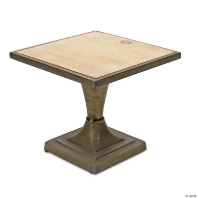 Melrose International Decorative Tray on Pedestal, 8 Inches Oriental