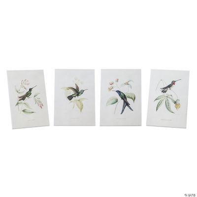 Melrose International Framed Floral Wall Art Under Glass (Set of 2)