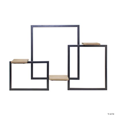 Melrose international modern square wall shelf 37 inches oriental