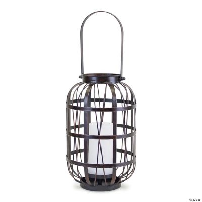 Melrose International Metal Candle Holder, 19.5 Inches Oriental Trading