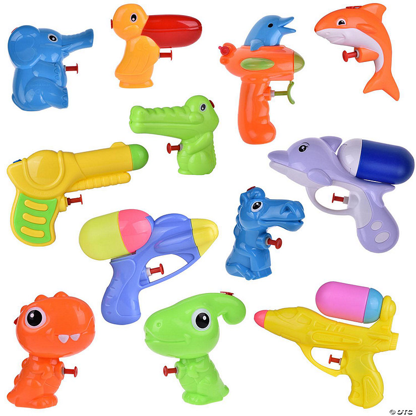 Fun Little Toys - Animal Water Blaster Kit 12 Pack | Oriental Trading