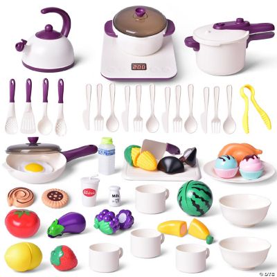 PopFun53 Pcs Kitchen Toy Pretend Play Set Oriental Trading