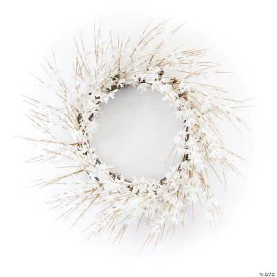 Melrose International Cedar and Magnolia Leaf Wreath 22
