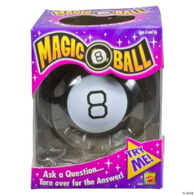 Vintage 1980s Magic 8 Ball Classic Mattel Toy Fortune Teller (30188,1186)