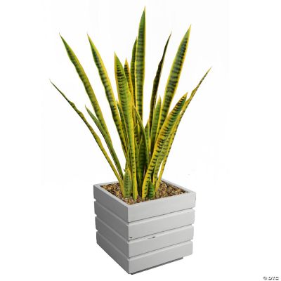 Vintage Home Artificial Faux Real Touch 41" Tall Snake Plant Indoor