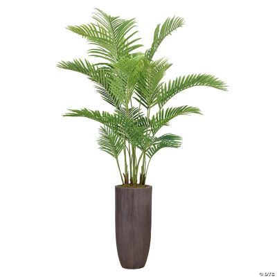 Vintage Home Artificial Faux Real Touch 7.59 Feet Tall Palm Tree With
