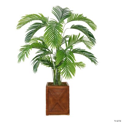 Vintage Home Artificial Faux Real Touch 5.75 Feet Tall Palm Tree With