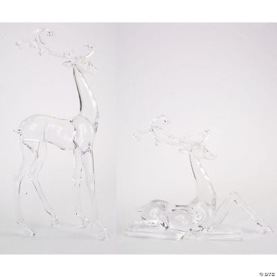 Melrose International Metal Deer Decor (Set of 2)