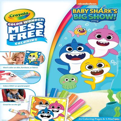 Crayola® Color Wonder Pinkfong Baby Shark Coloring Set, 1 ct - Harris Teeter