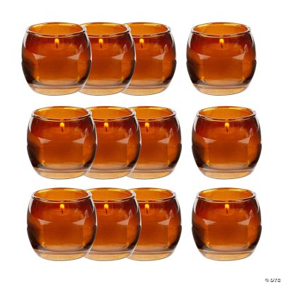 Bulk Amber Candle Holders 12 Pc. Oriental Trading