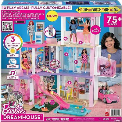 Noordoosten atmosfeer Jurassic Park Barbie Dreamhouse 3-Story Dollhouse Playset with Pool & Slide 75 Pieces |  Oriental Trading